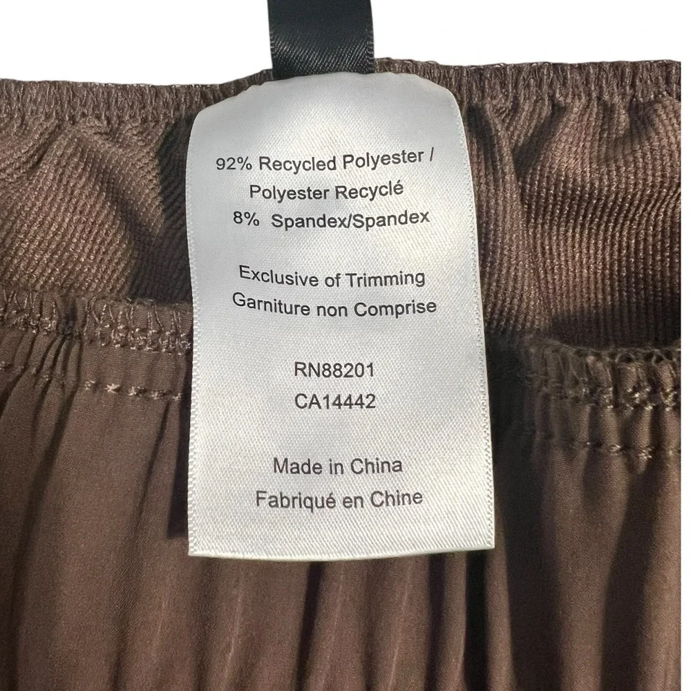 Mondetta Brown Cargo Jogger Pants Utility Athleisure Women’s M
